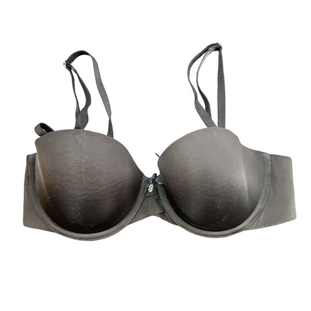 Victoria's Secret Black Lined Strapless Bra